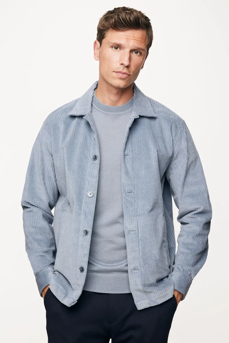 Corduroy Overshirt | Blauw
