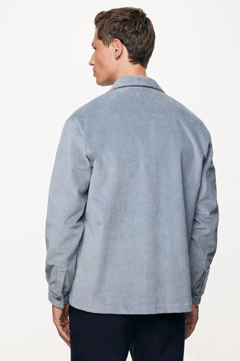 Corduroy Overshirt | Blauw