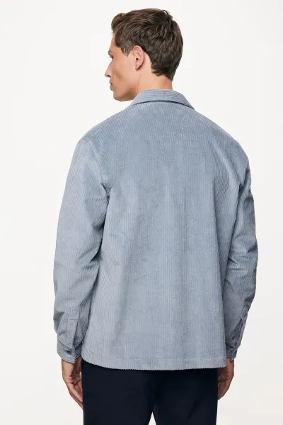 Corduroy Overshirt | Blauw
