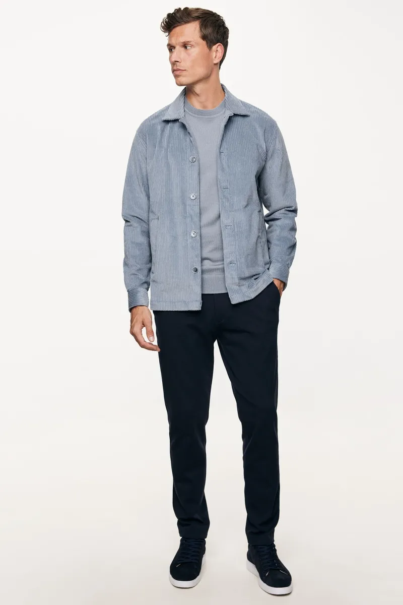 Corduroy Overshirt | Blauw