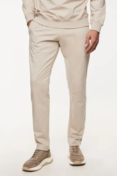 Mercerised Trousers | Bruin