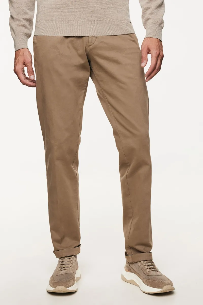 Stretch Trousers | Donkerbruin