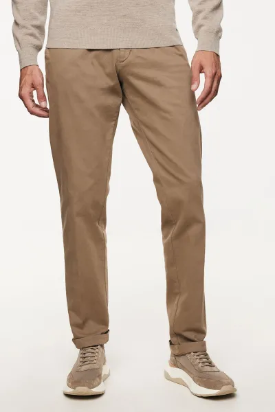 Stretch Trousers | Donkerbruin