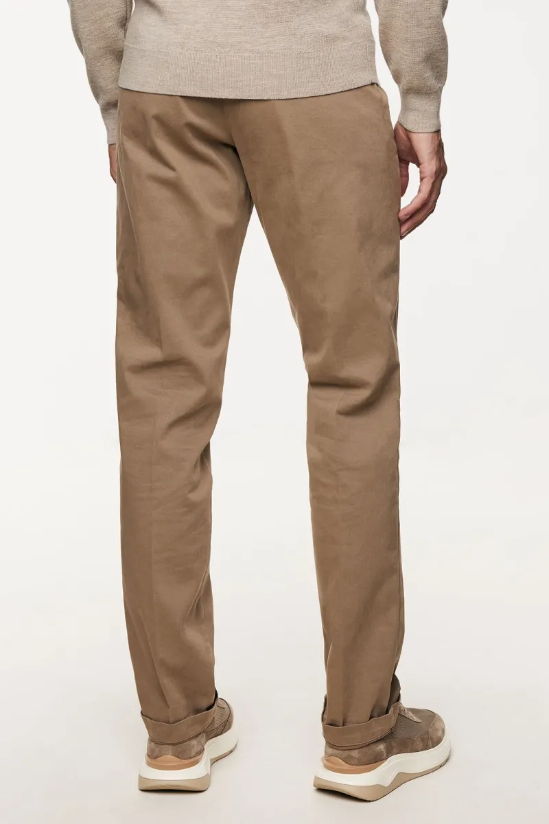 Stretch Trousers | Donkerbruin