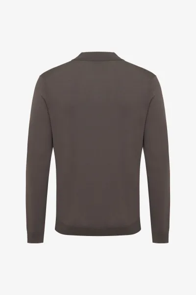 Longsleeve Polo | Bruin