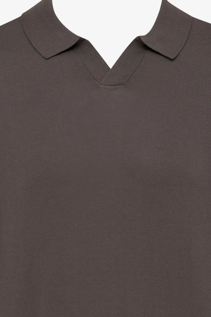 Longsleeve Polo | Bruin