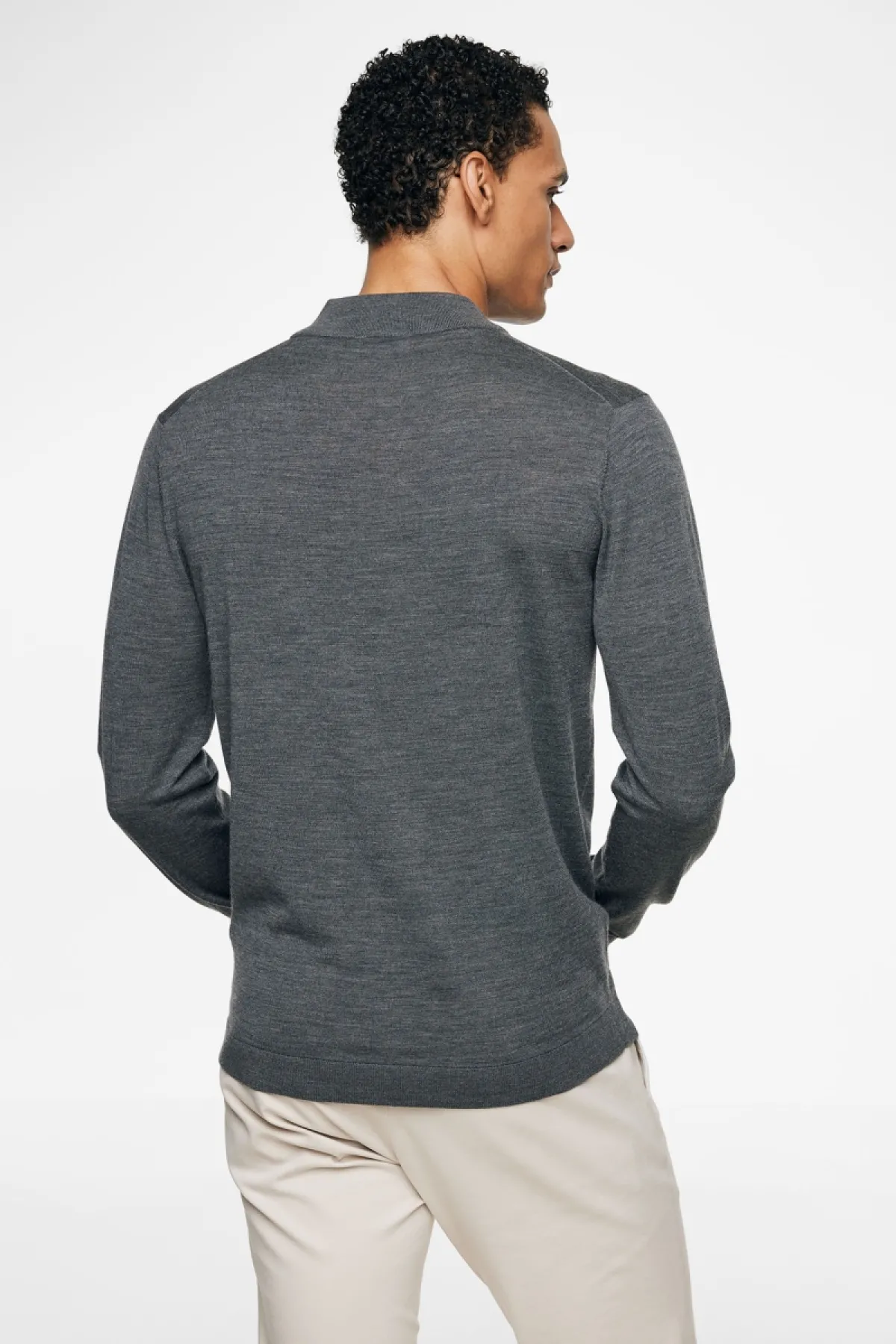 Gold Turtle Zip | Donkergrijs
