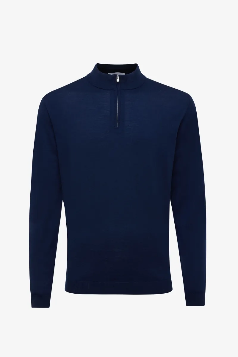 Gold Turtle Zip | Donkerblauw