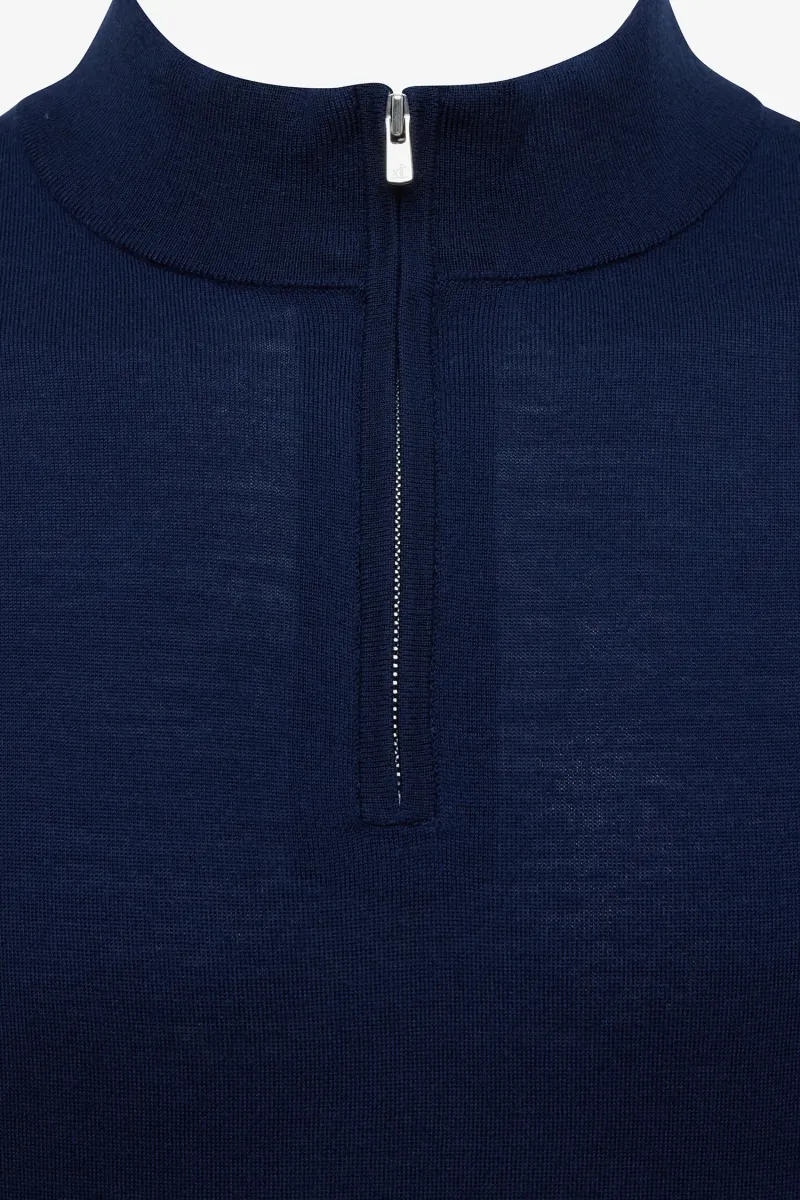 Gold Turtle Zip | Donkerblauw
