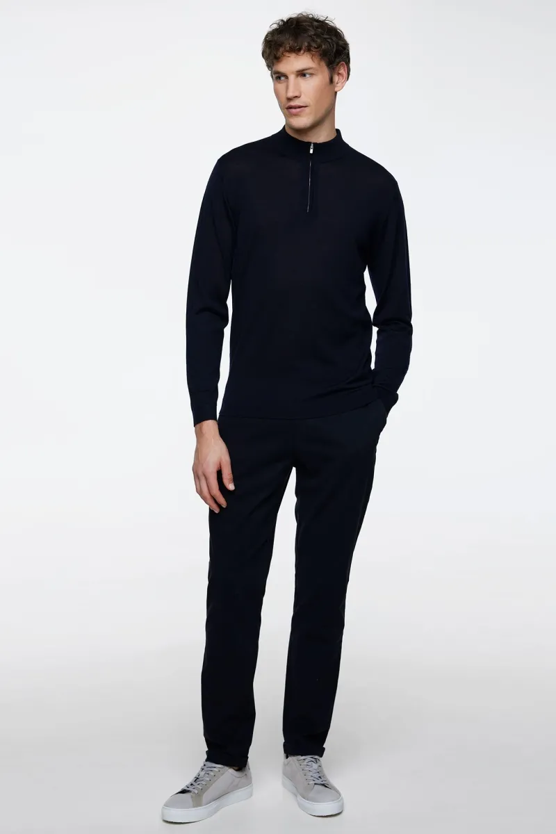 Gold Turtle Zip | Donkerblauw
