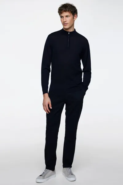 Gold Turtle Zip | Donkerblauw