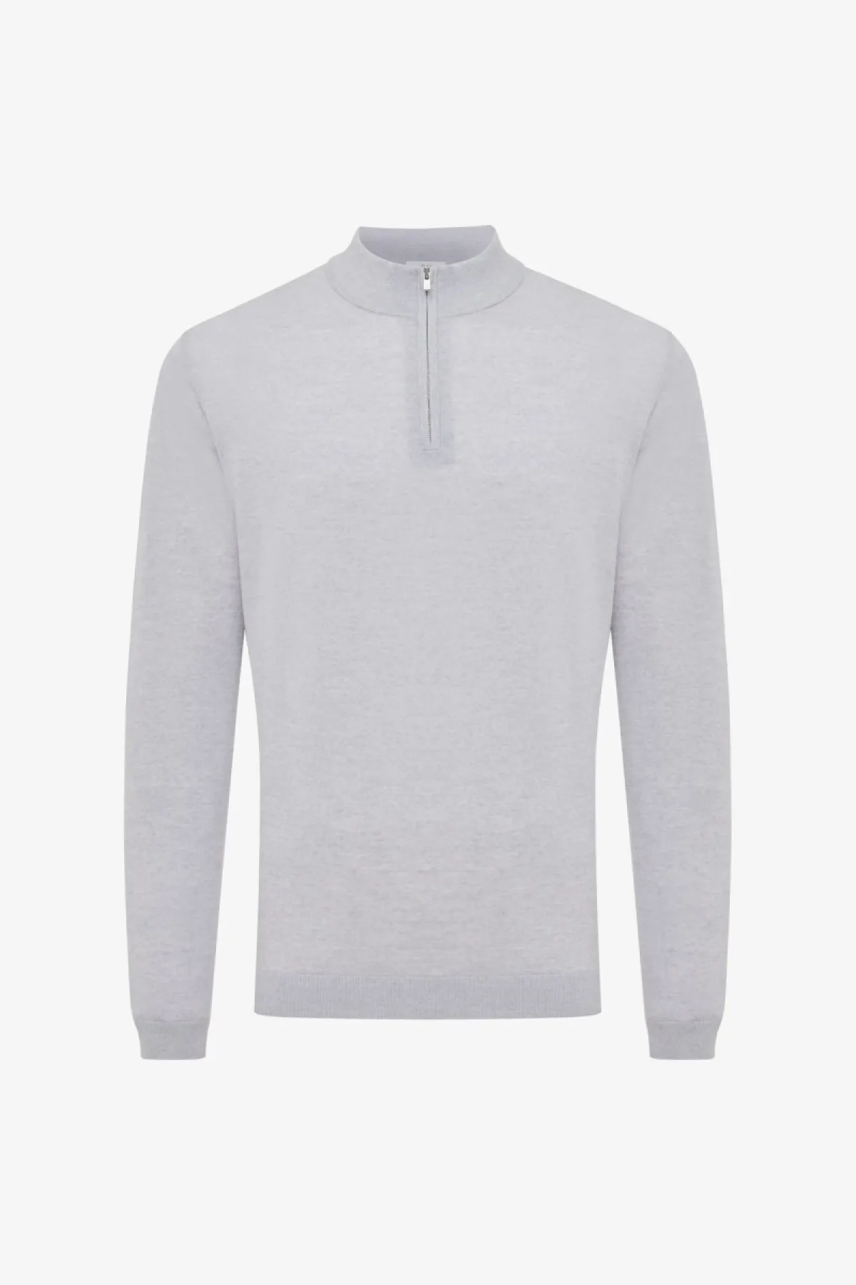 Gold Turtle Zip | Lichtgrijs