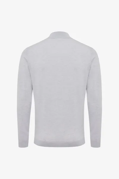 Gold Turtle Zip | Lichtgrijs