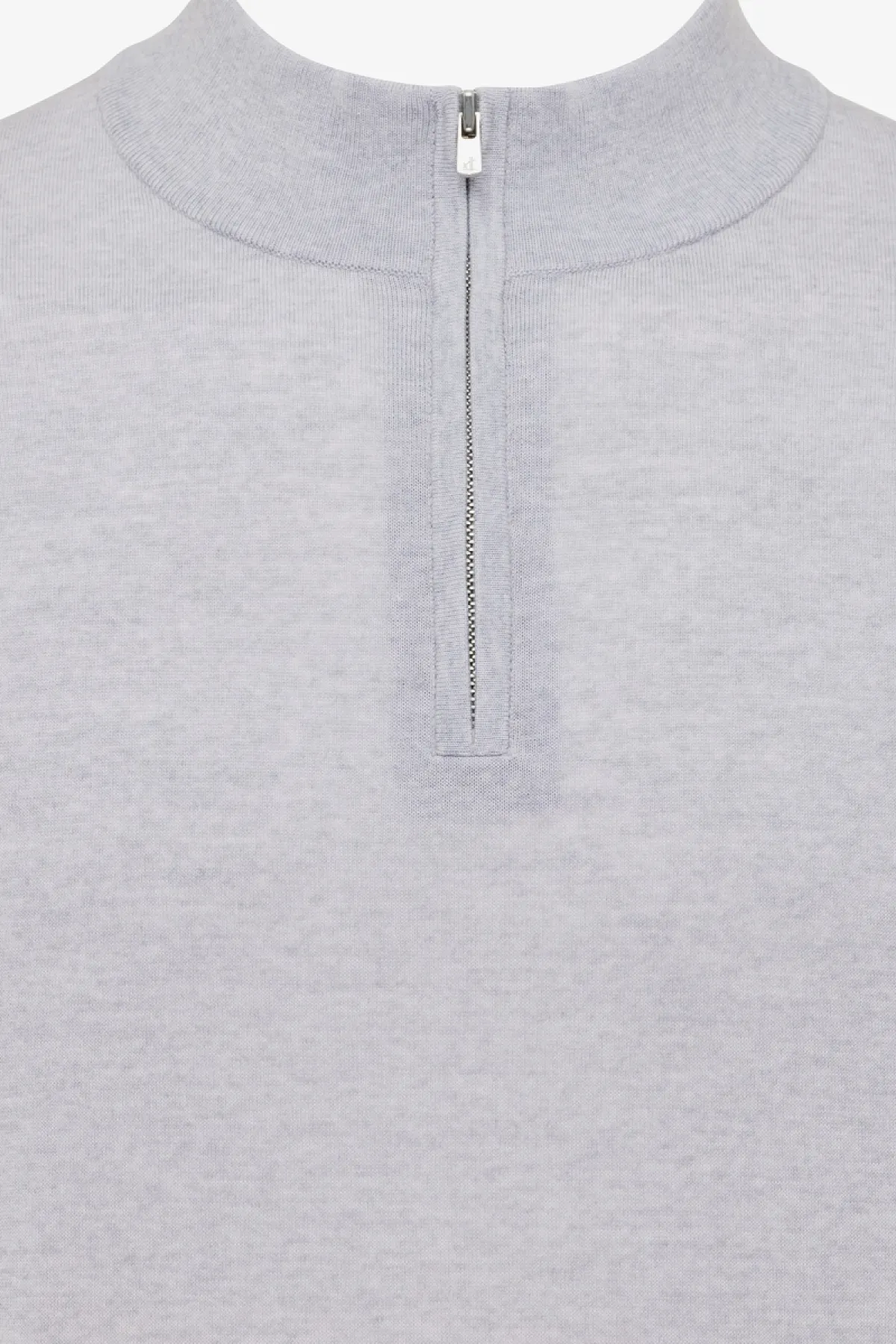 Gold Turtle Zip | Lichtgrijs