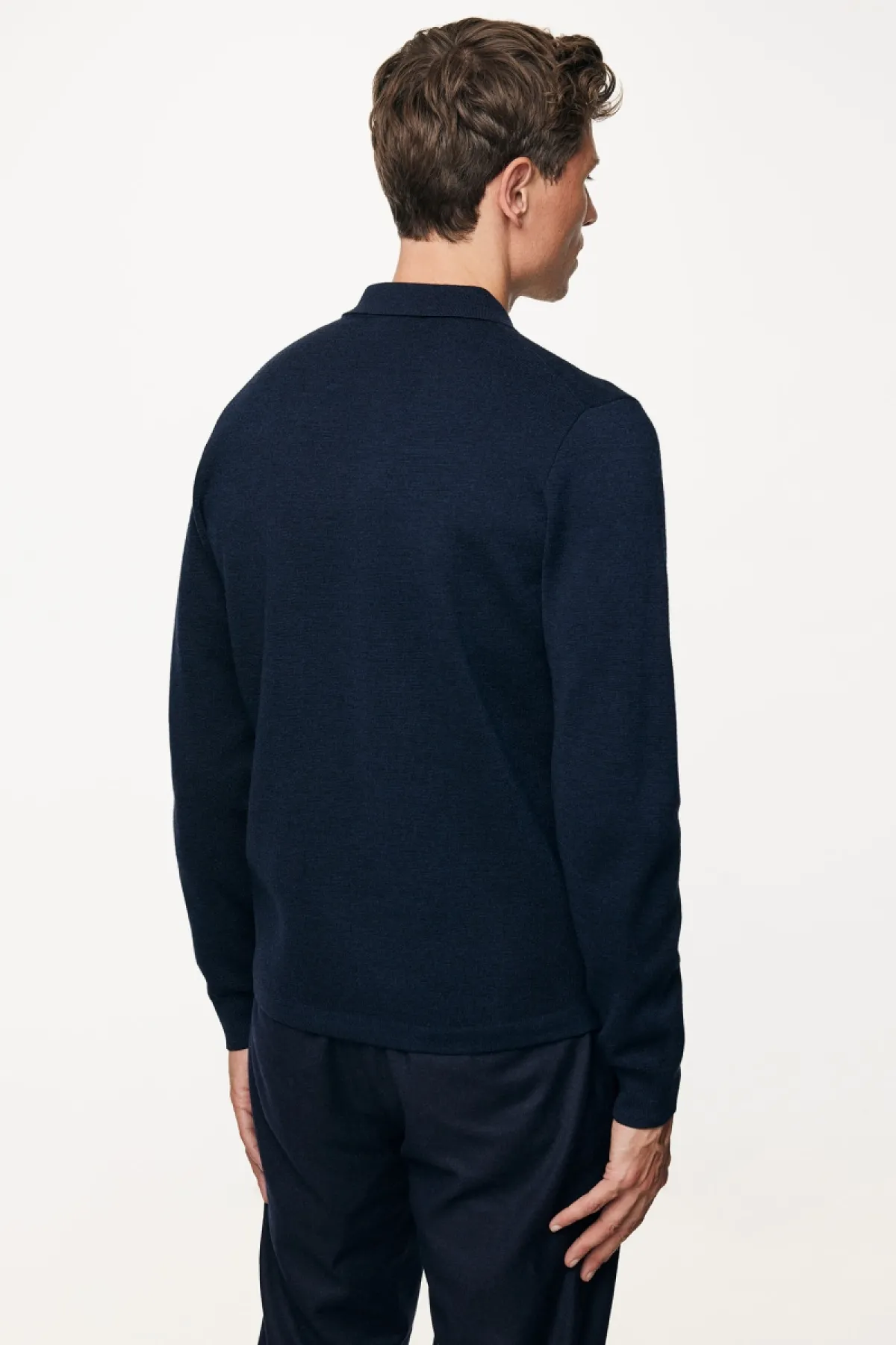 Polo Zip | Donkerblauw