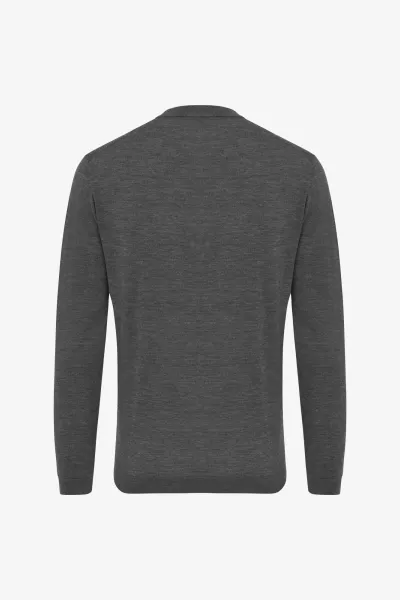 Gold Roundneck | Donkergrijs