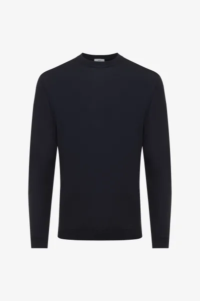 Gold Roundneck | Donkerblauw