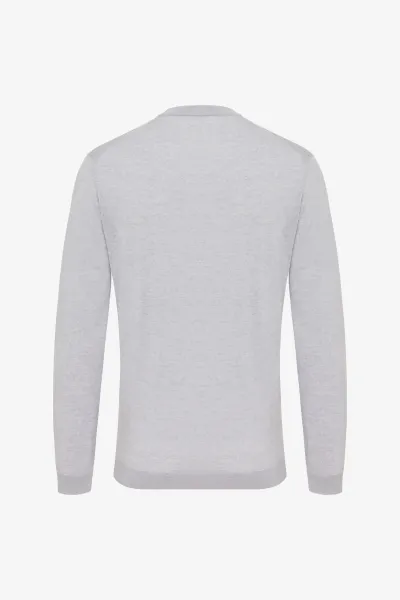 Gold Roundneck | Lichtgrijs