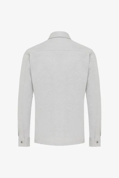 Gold Overshirt | Lichtgrijs