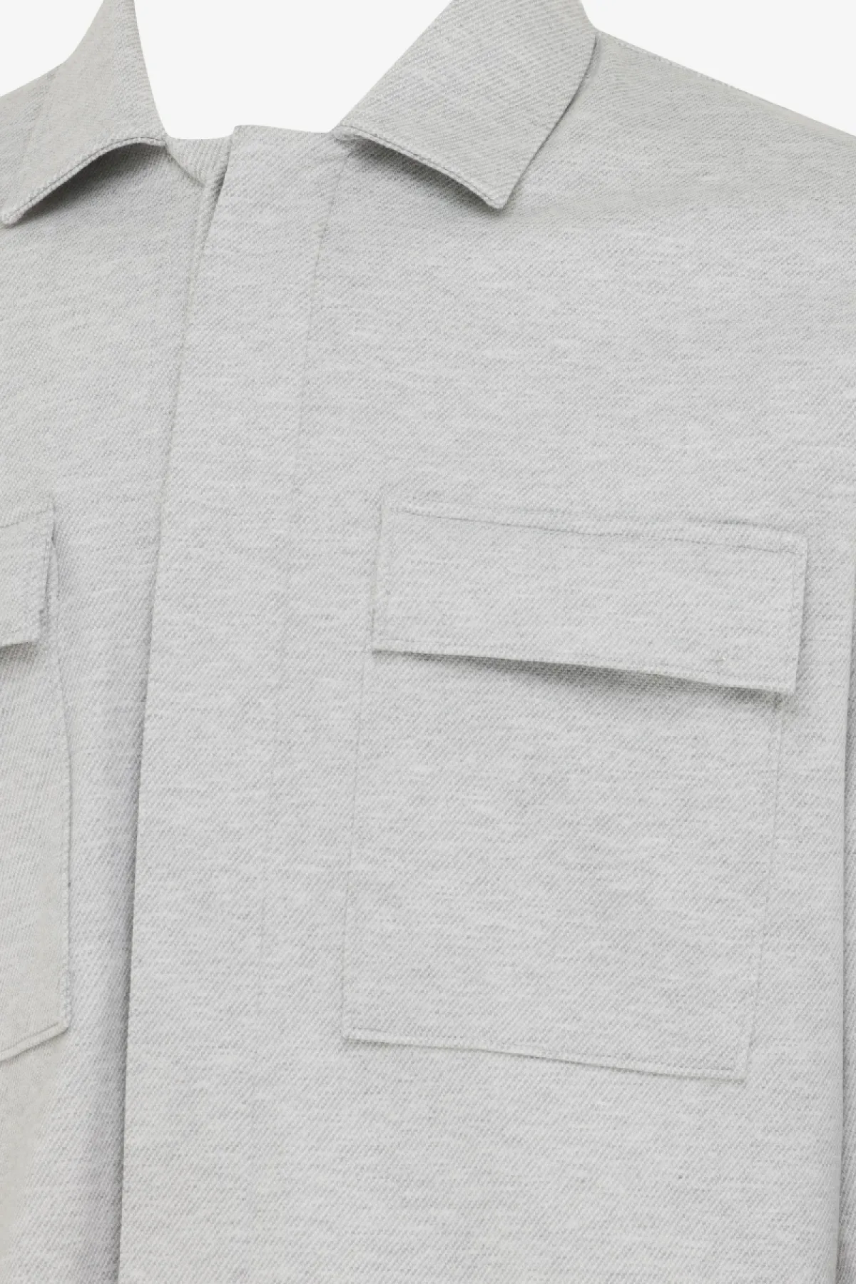 Gold Overshirt | Lichtgrijs