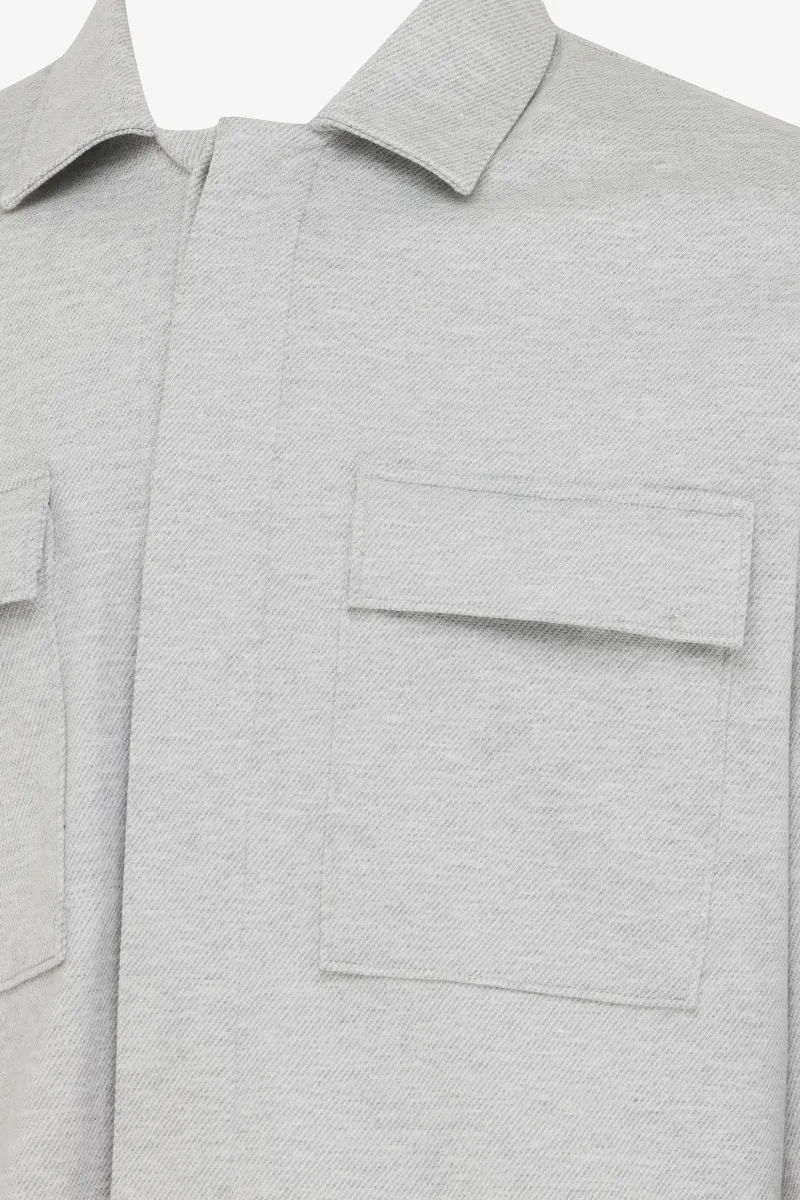 Gold Overshirt | Lichtgrijs