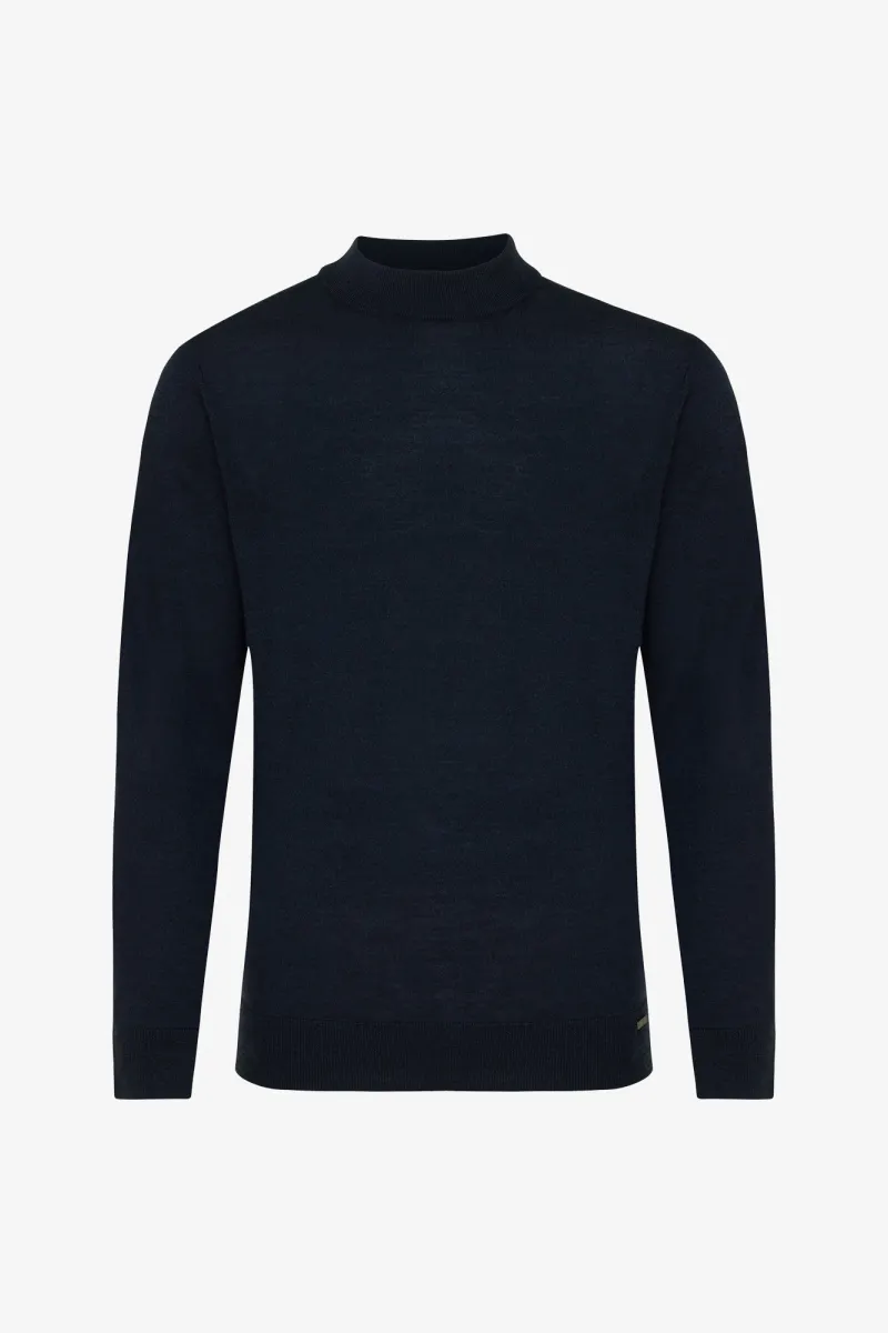 Longsleeve Turtle | Donkerblauw
