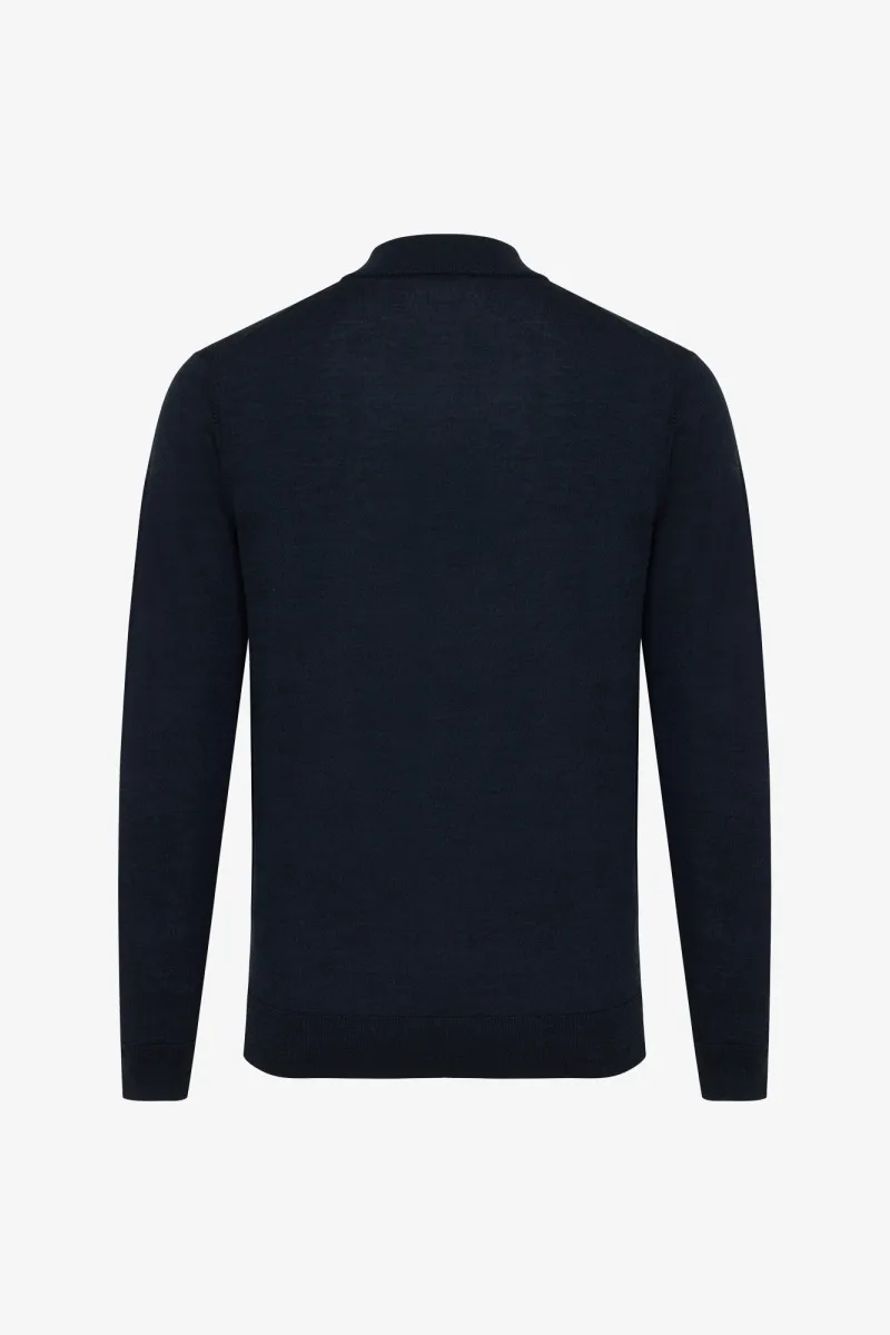 Longsleeve Turtle | Donkerblauw