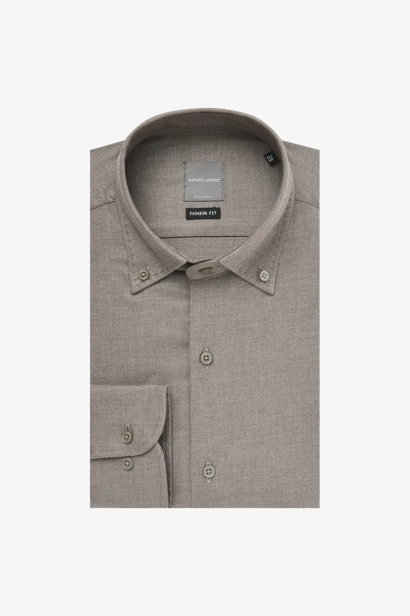 Cotton Shirt | Beige