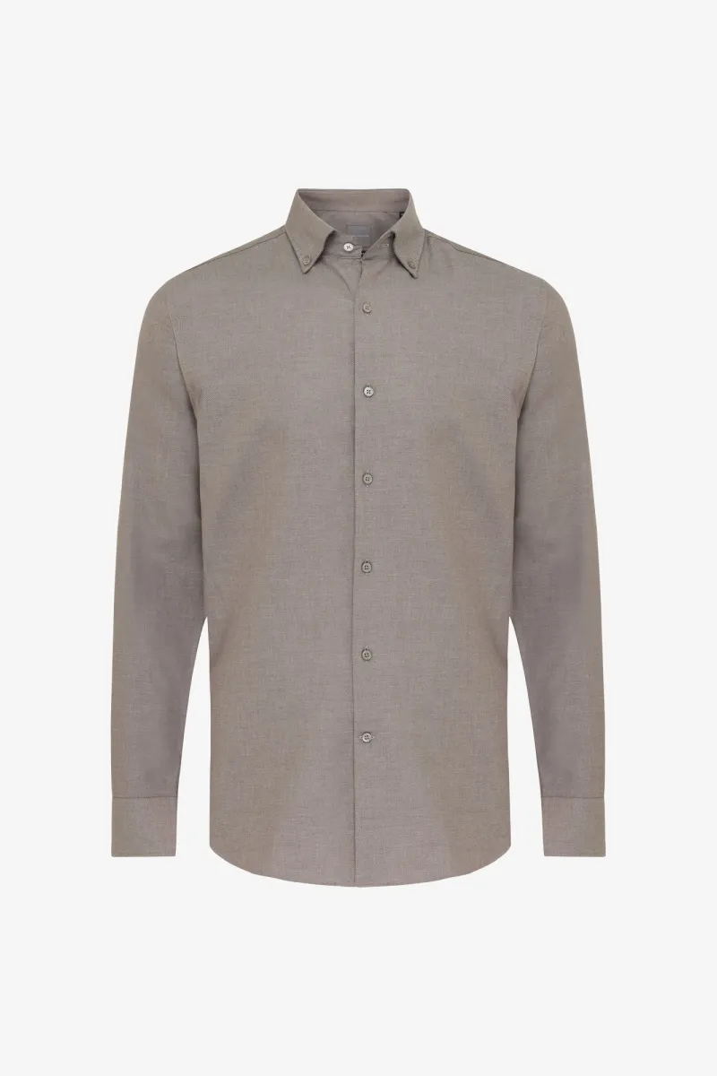 Cotton Shirt | Beige