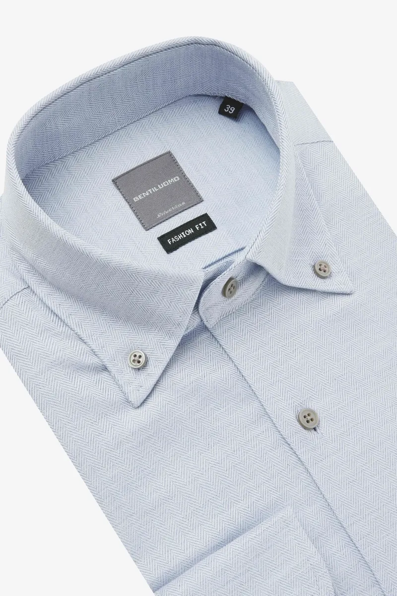 Silverline Shirt | Lichtblauw