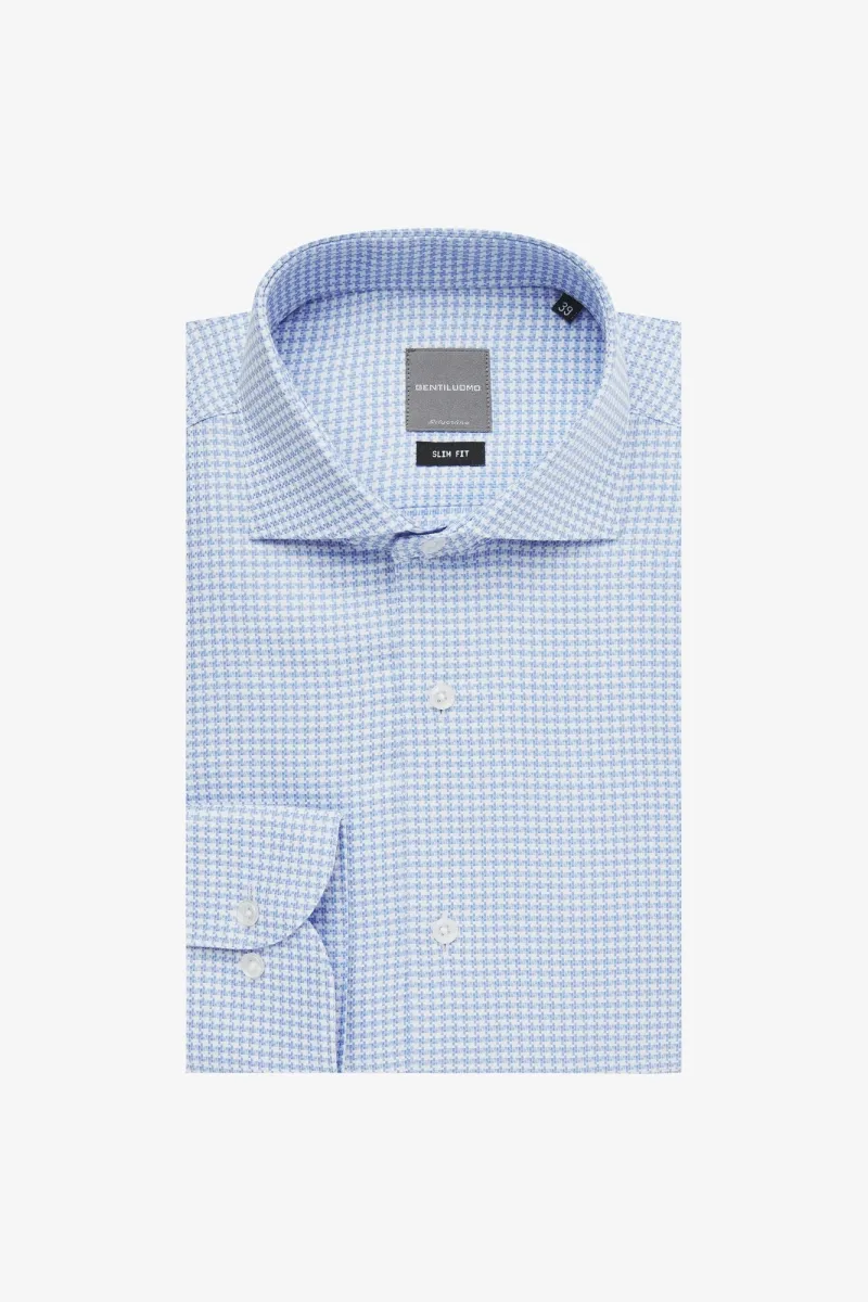 Patterned Shirt | Blauw