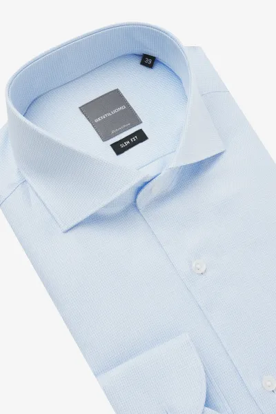 Patterned Shirt | Lichtblauw