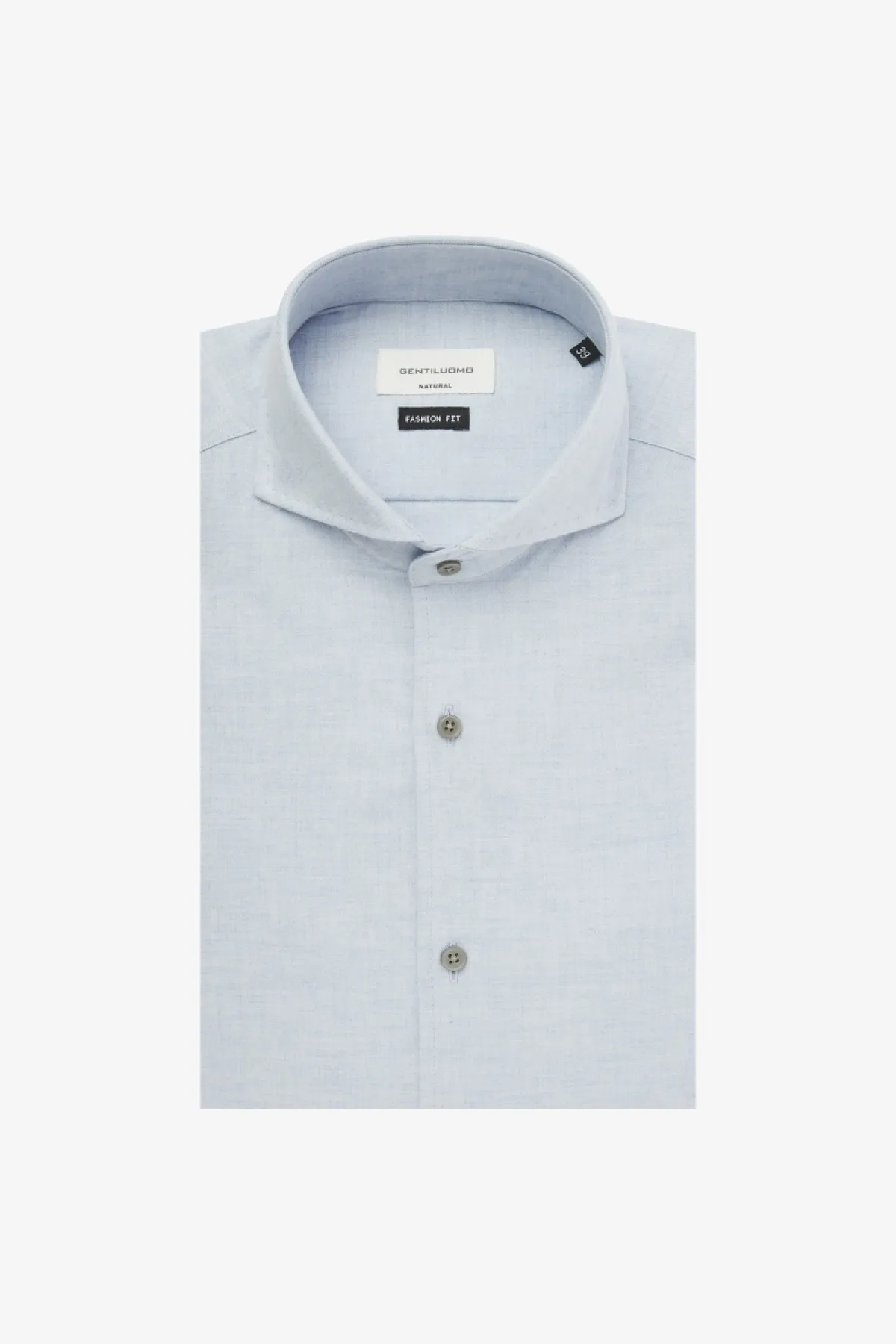 Natural Shirt | Lichtblauw