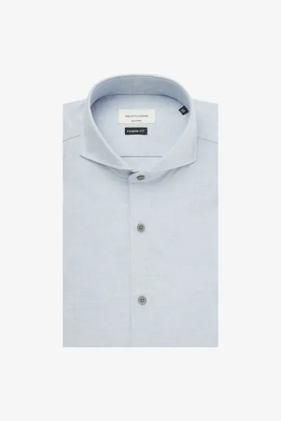 Natural Shirt | Lichtblauw