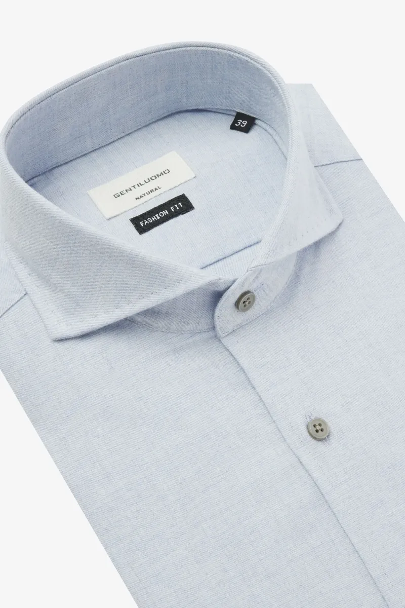 Natural Shirt | Lichtblauw