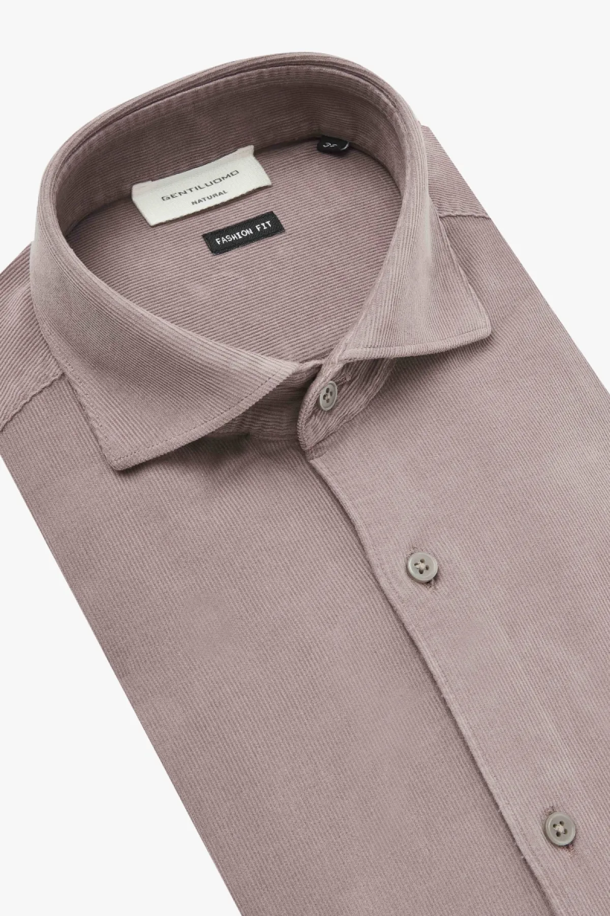 Rib Shirt | Mauve