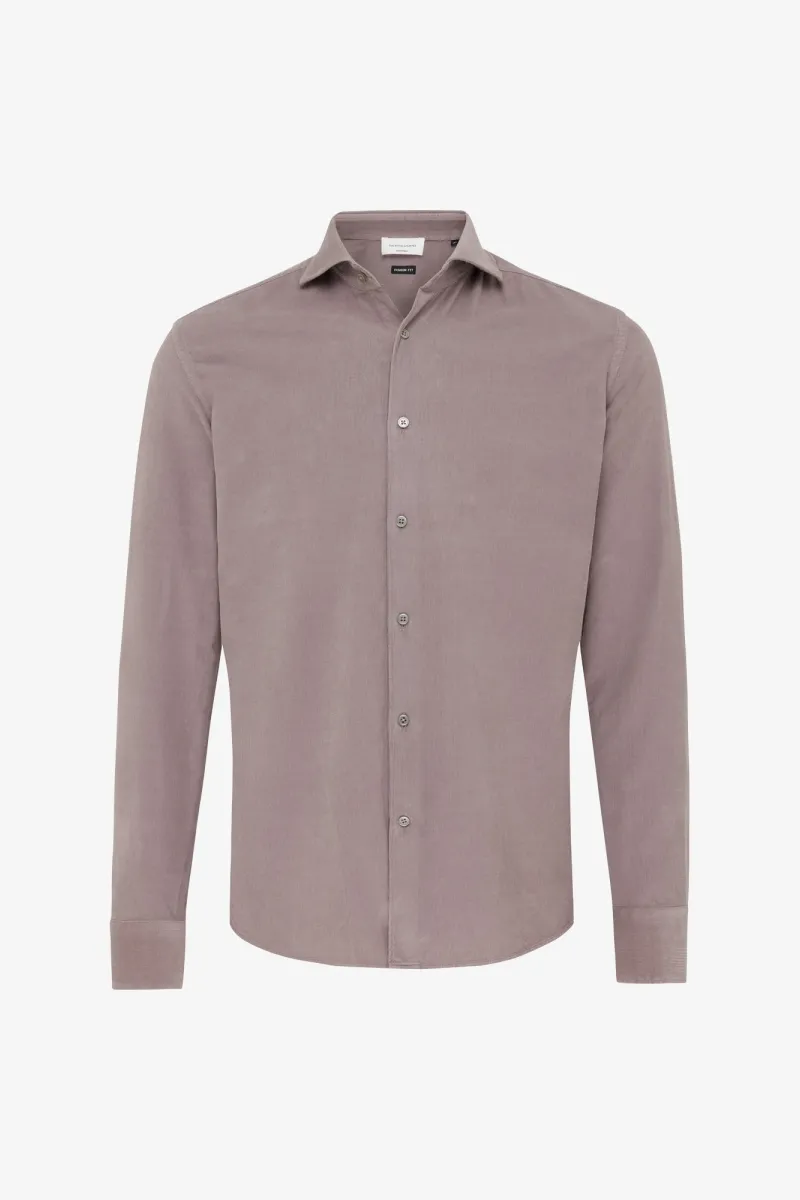 Rib Shirt | Mauve