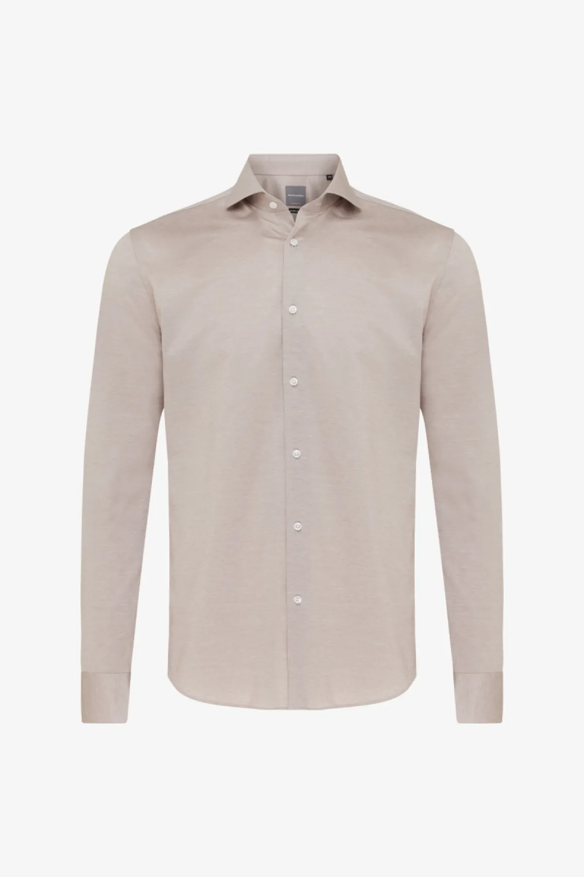 Cotton Blend Shirt | Beige
