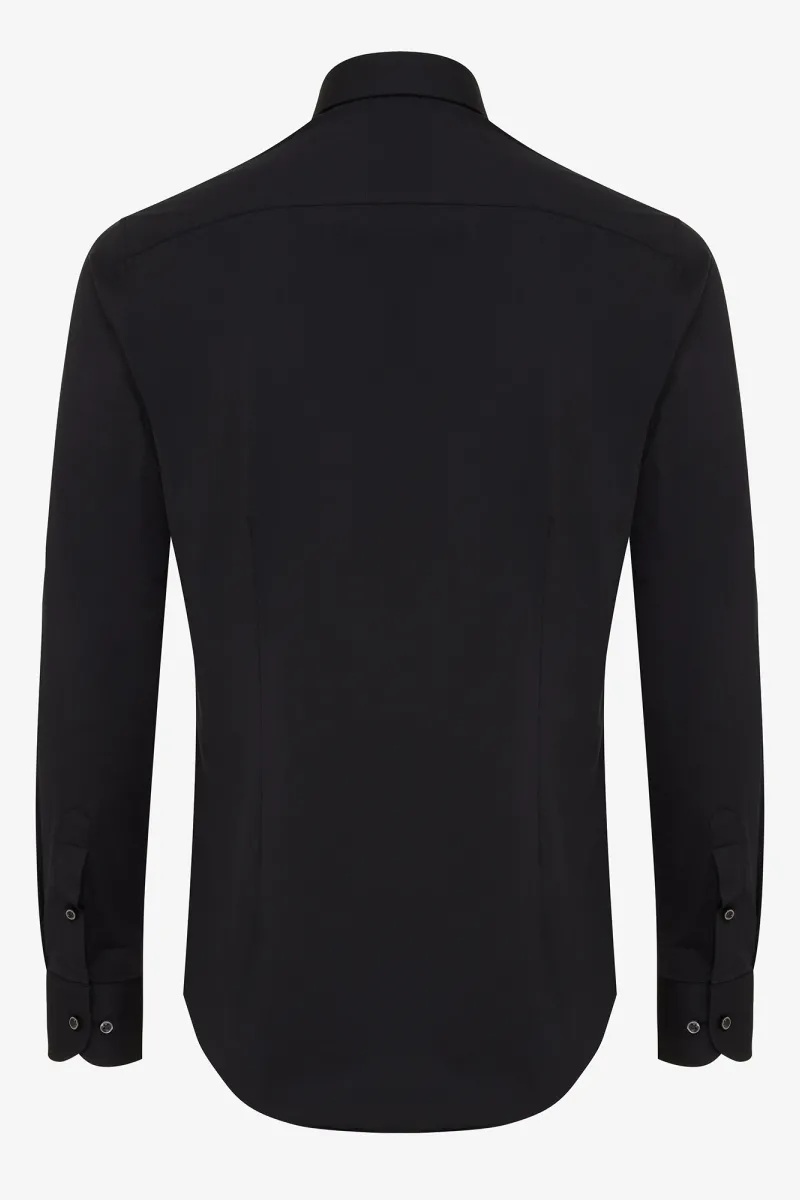 Dynamic Stretch Overhemd | Zwart