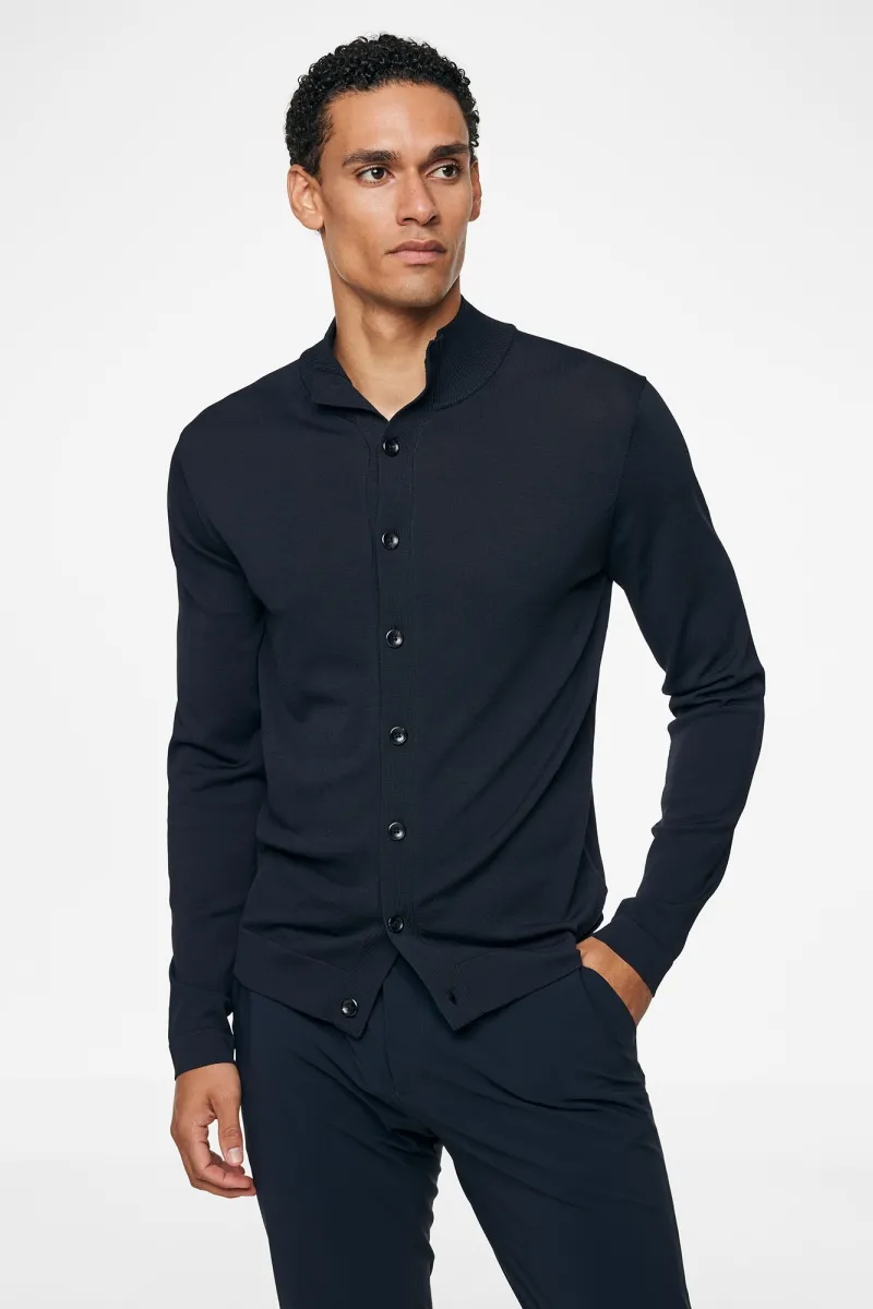 Cool Dry Cardigan | Donkerblauw