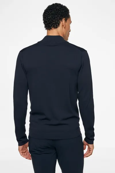 Cool Dry Cardigan | Donkerblauw