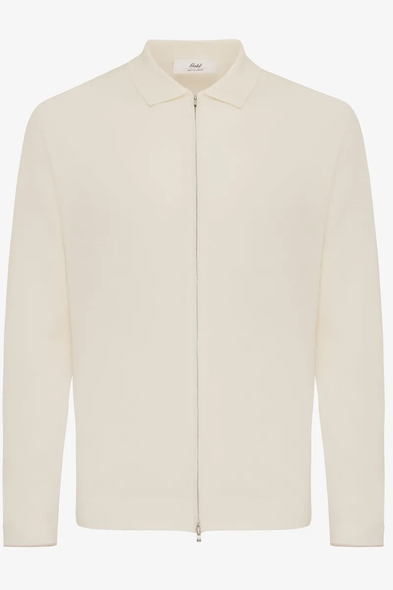 Cardigan Zip | Off White