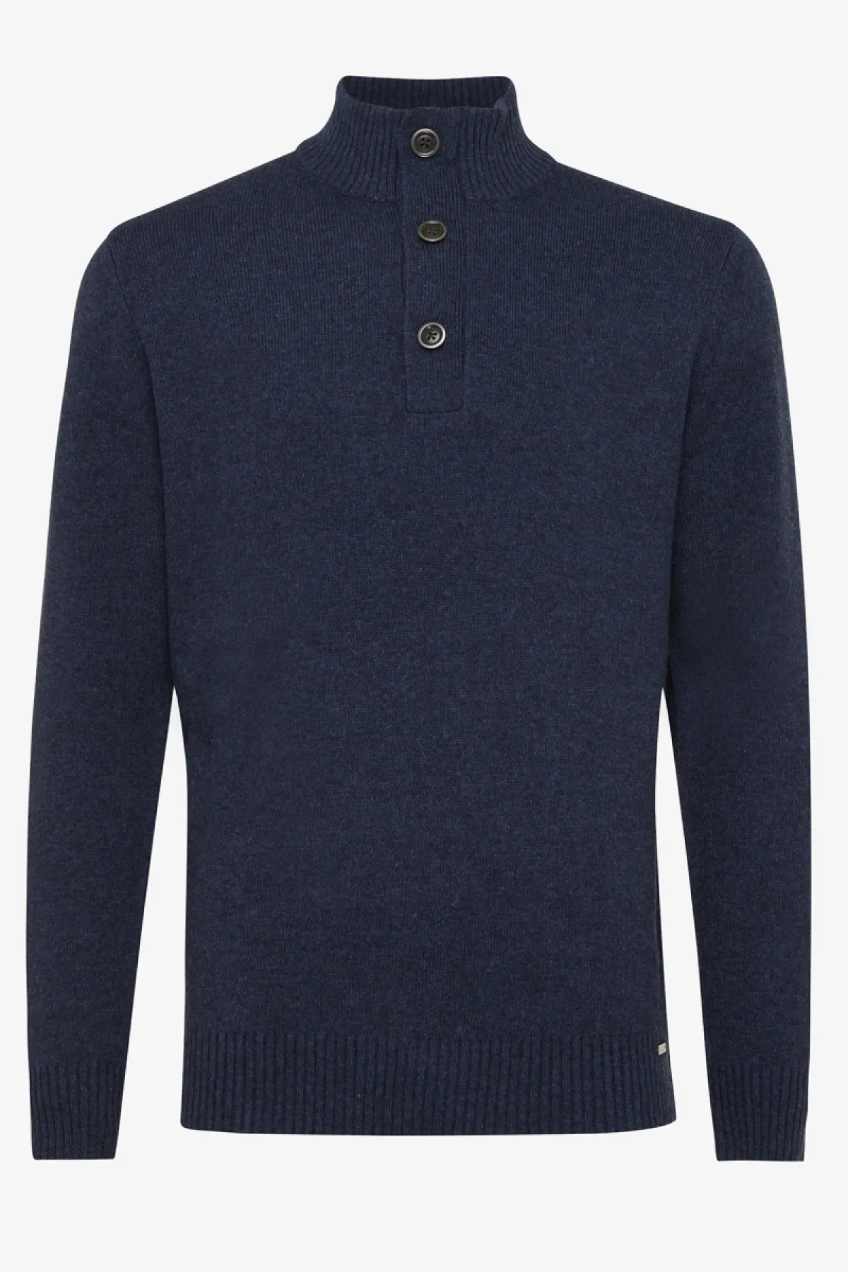 Blauwe turtle button zip