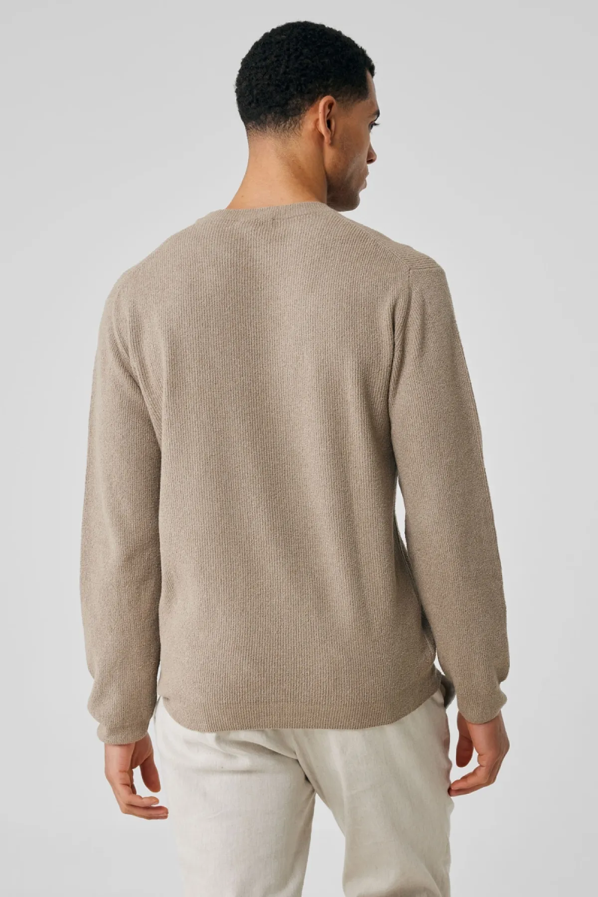 Beige crewneck