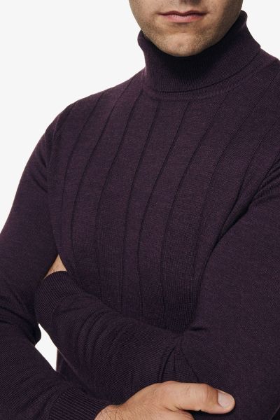 Wollen coltrui bordeaux