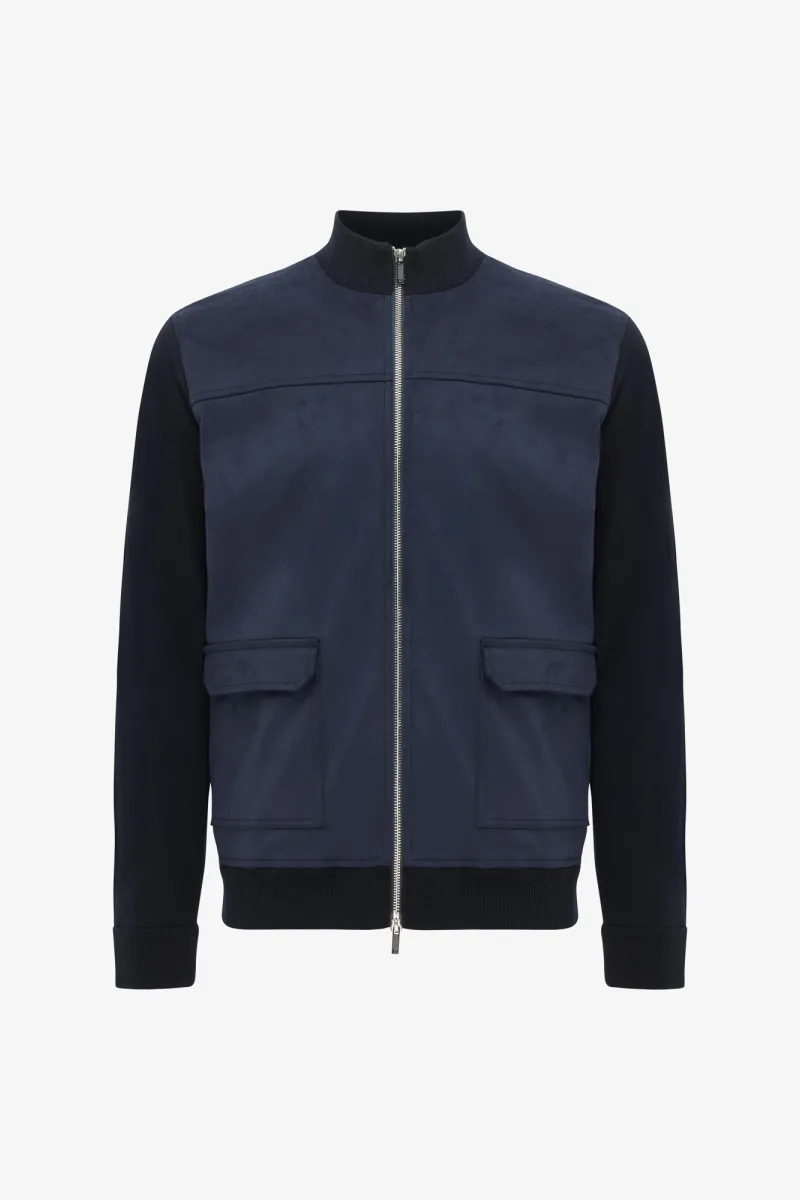 Wollen Vest | Donkerblauw