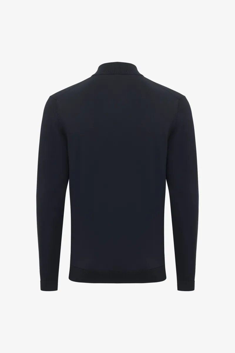 Turtle Half Zip | Donkerblauw