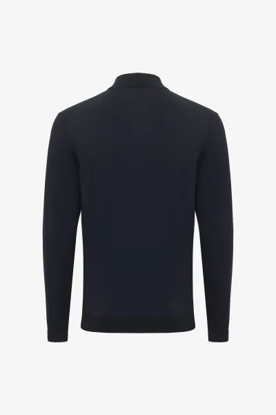 Turtle Half Zip | Donkerblauw