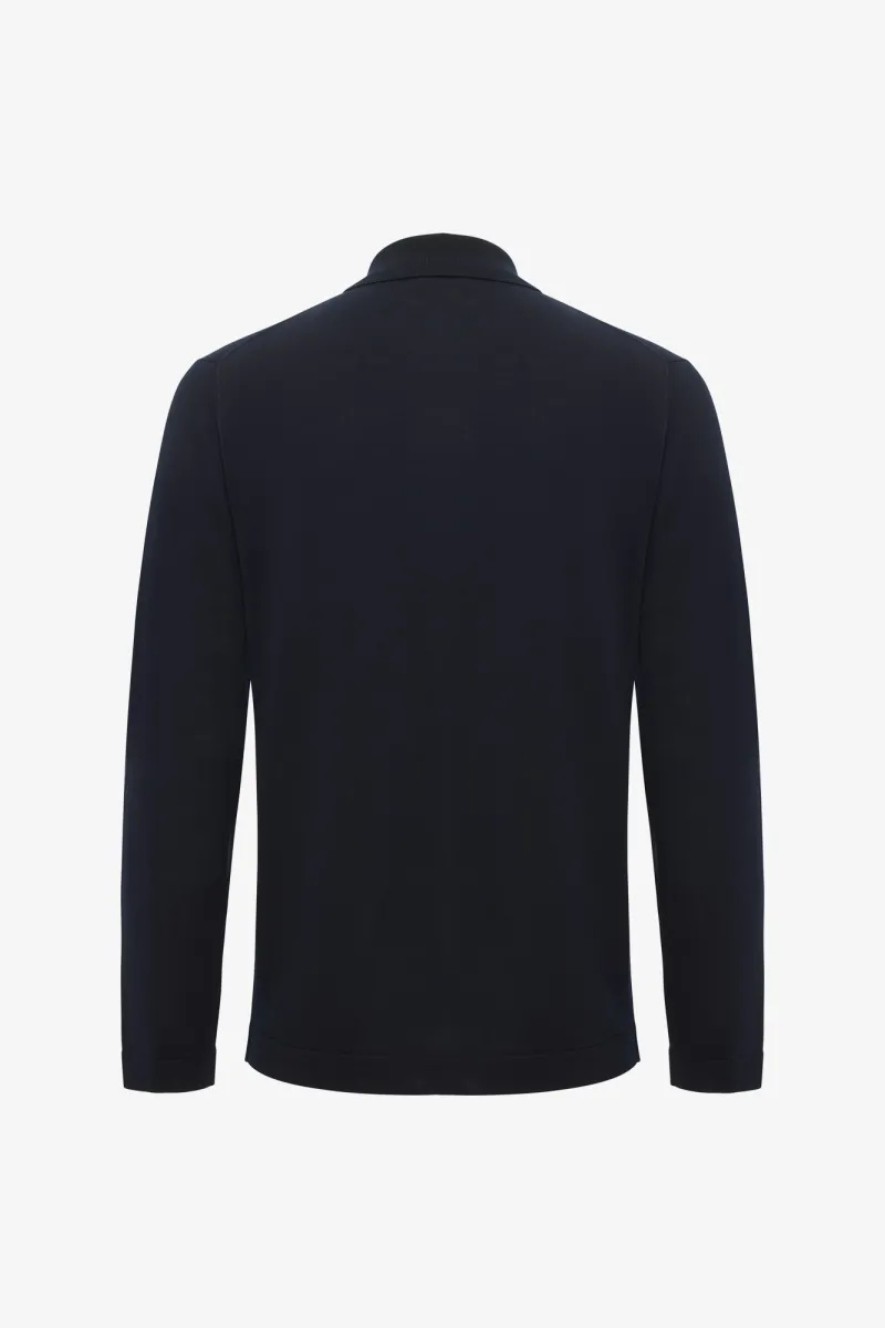 Gebreid Vest | Donkerblauw