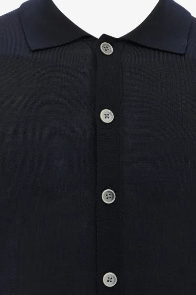 Gebreid Vest | Donkerblauw